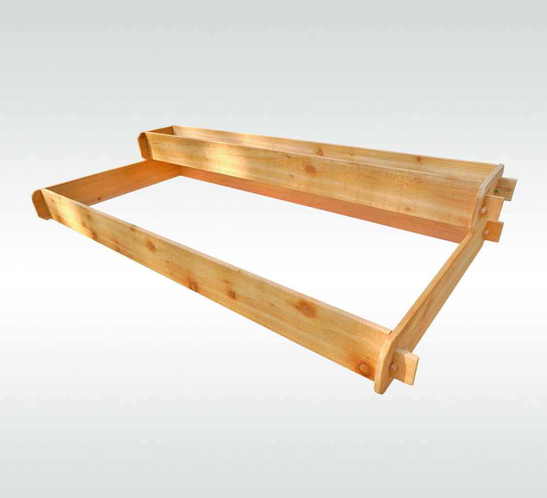 Timberlane Gardens Raised Garden Bed Kit 2 Tiered (1x6 3x6) Western Red Cedar - Timberlane Gardens