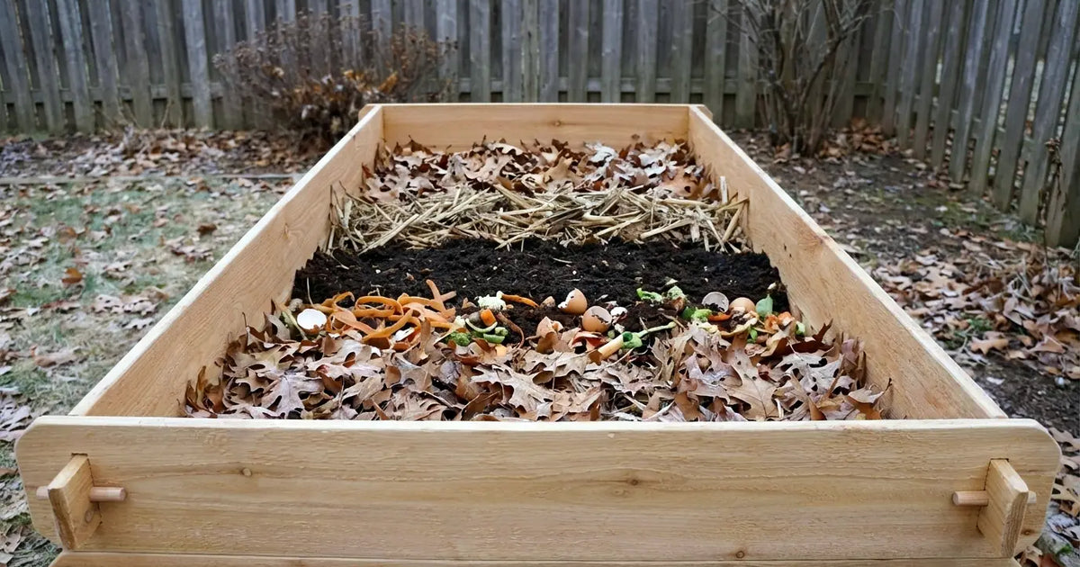 Composting in Raised Beds Over Winter | Easy Garden Soil Renewal