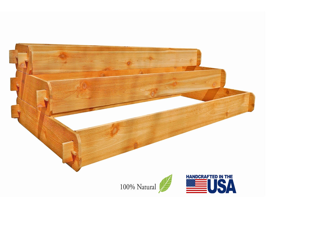 Timberlane Gardens — handcrafted raised garden beds made from 100 percent natural, untreated select cedar from the American Pacific Northwest, sustainably built in Illinois USA.