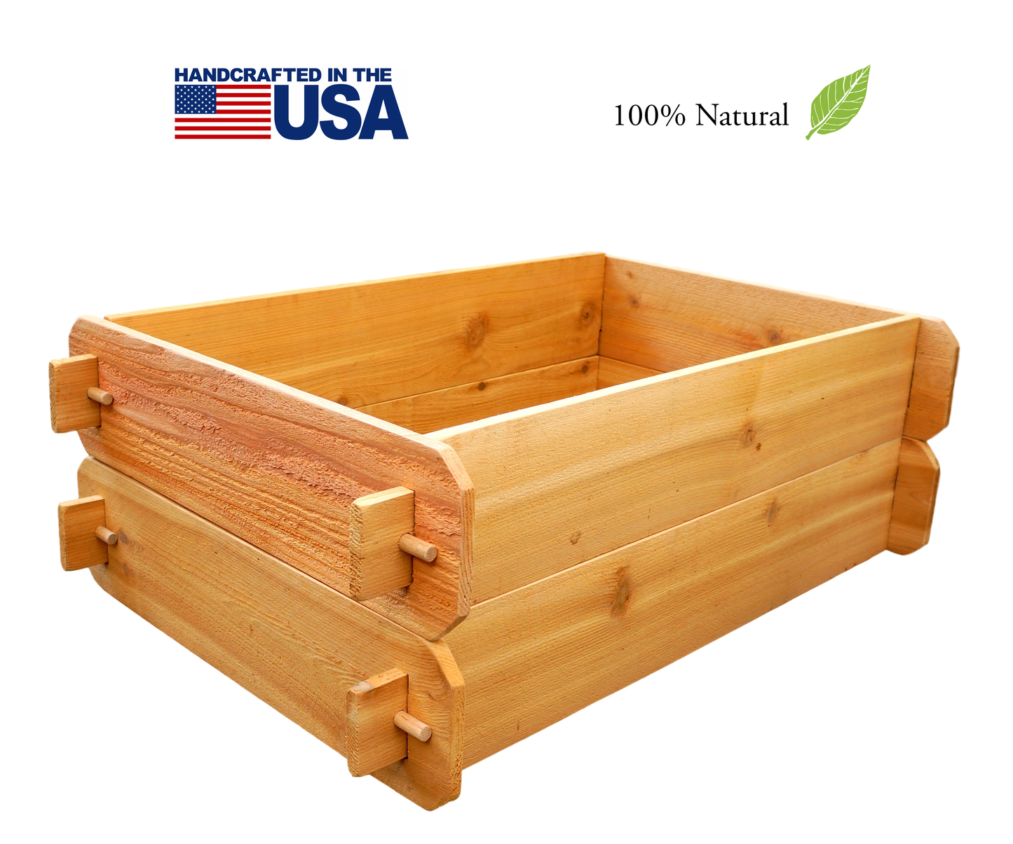 'B-STOCK' Raised Garden Bed Kit Double Deep (Two 2x3) Select Cedar