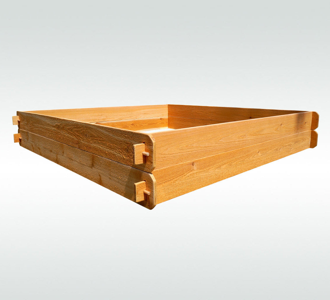 Timberlane Gardens Raised Garden Bed Kit Large Double Deep (Two 6x6) Western Red Cedar - Timberlane Gardens