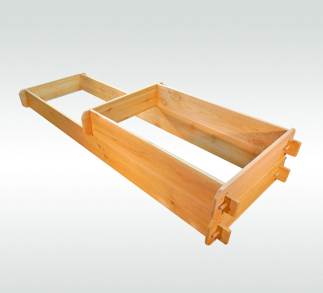 Timberlane Gardens Raised Garden Bed Kit 2 Tiered (2x3 2x6) Western Red Cedar - Timberlane Gardens