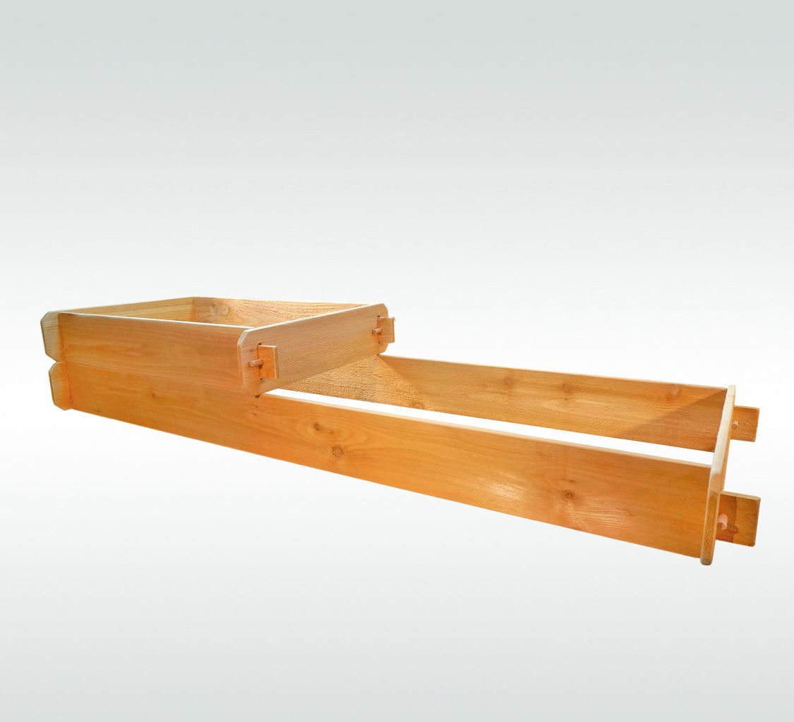 Timberlane Gardens Raised Garden Bed Kit 2 Tiered (2x3 2x6) Western Red Cedar - Timberlane Gardens