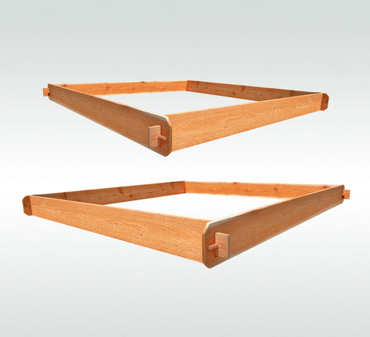 Timberlane Gardens Raised Garden Bed Kit Set Large (Two 6x6) Western Red Cedar - Timberlane Gardens
