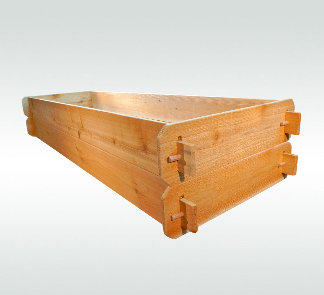 Timberlane Gardens Raised Garden Bed Kit Double Deep (Two 2x6) Western Red Cedar - Timberlane Gardens