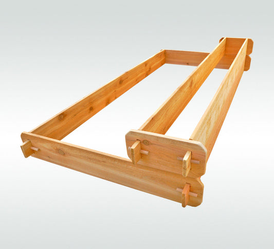 Timberlane Gardens Raised Garden Bed Kit 2 Tiered (1x6 3x6) Western Red Cedar - Timberlane Gardens