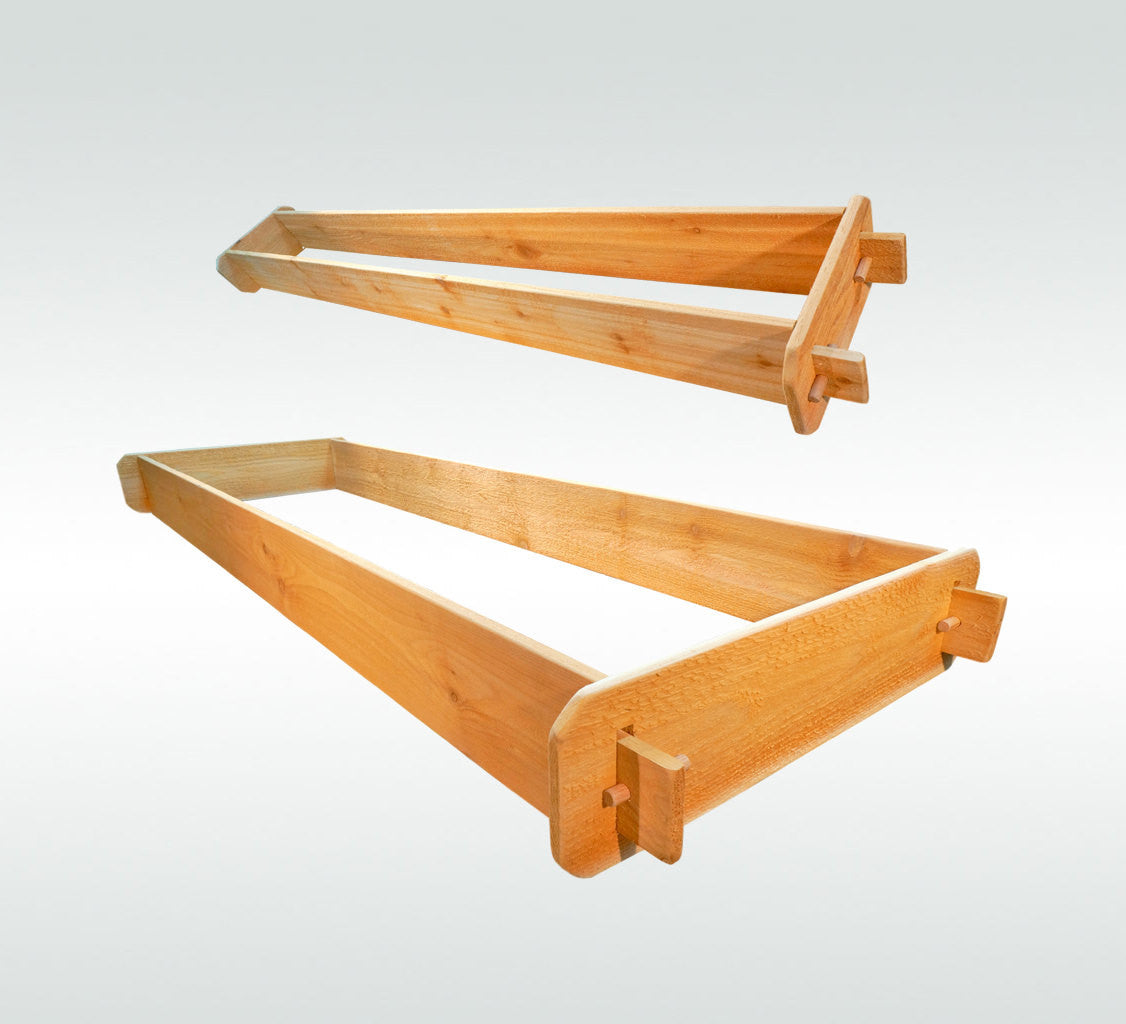 Timberlane Gardens Raised Garden Bed Kit 2 Tiered (1x6 2x6) Western Red Cedar - Timberlane Gardens