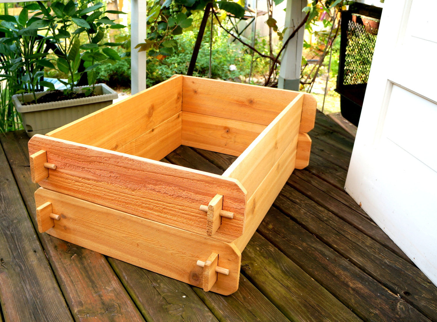 Timberlane Gardens Raised Garden Bed Kit Double Deep (Two 2x3) Western Red Cedar - Timberlane Gardens