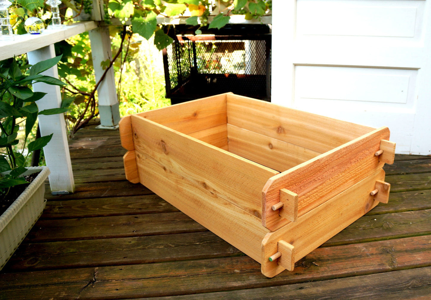 Timberlane Gardens Raised Garden Bed Kit Double Deep (Two 2x3) Western Red Cedar - Timberlane Gardens