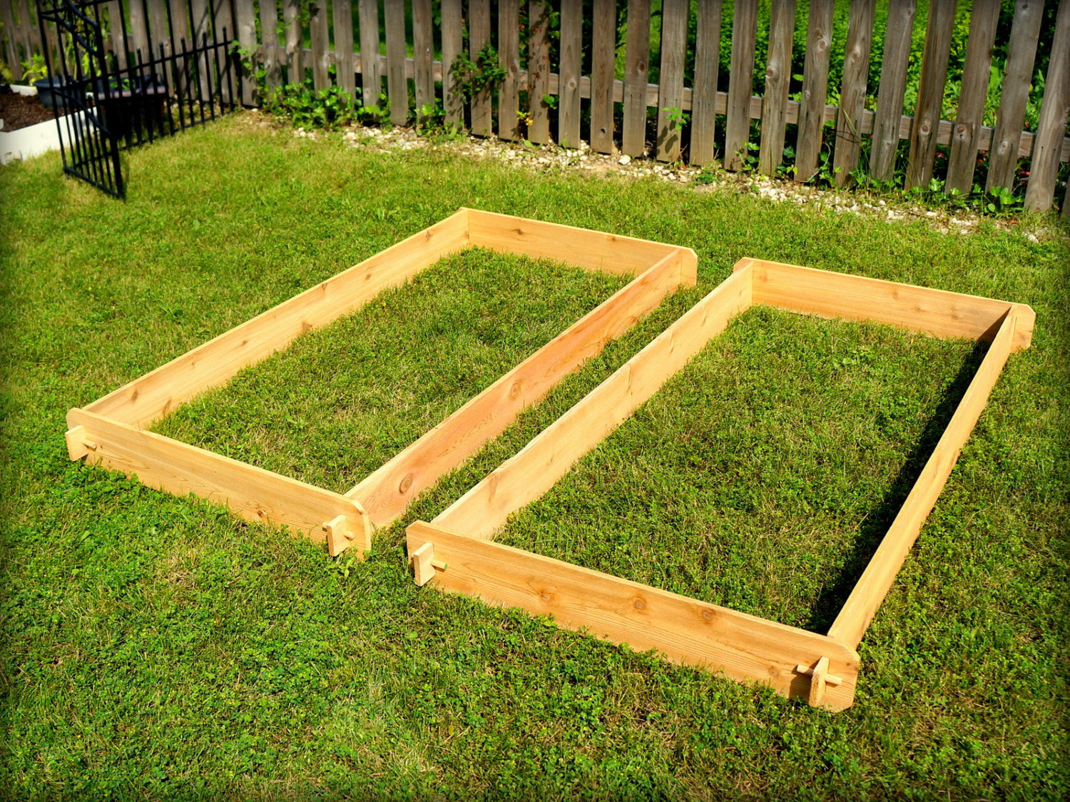 Timberlane Gardens Raised Garden Bed Kit Set (Two 3x6) Western Red Cedar - Timberlane Gardens